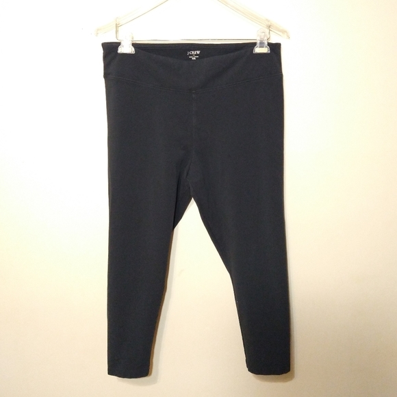 🌹J. Crew Factory Cropped Everyday Leggings XXL Black - Picture 3 of 8